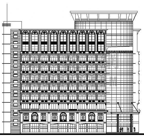 综合楼平立剖cad资料下载-某大学高层教学综合楼全套建施图