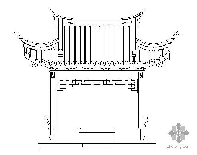 中式古典景亭施工图资料下载-2种中式古典亭施工大样图