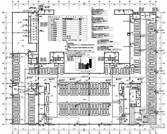 [浙江]医科大学校园工程电气施工图（图书馆、会堂、风雨操场、地下室）-地下一层（平时）电力平面图 