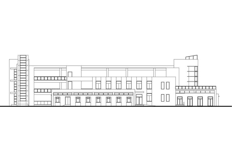 北方幼儿园六班资料下载-9班幼儿园建筑设计施工图(CAD+SU）