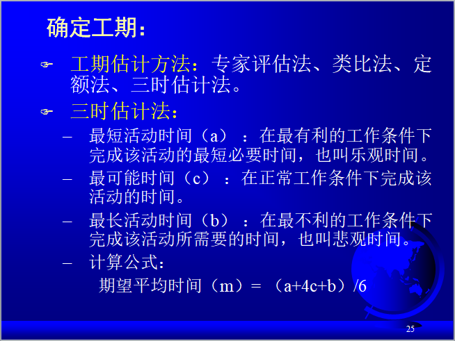 风电工程项目资金计划编制（PPT）-确定工期