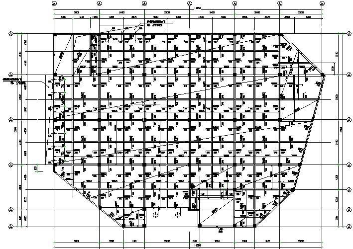 纯净水处理图cad资料下载-商城框架结构施工图（CAD，21张）