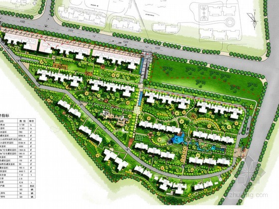 小区规划初步设计资料下载-[长沙]花园小区景观初步设计方案