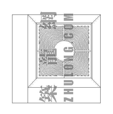 方形树池cad资料下载-方形树池带座凳详图