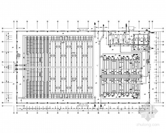 污水处理施工工艺图CAD资料下载-[辽宁]污水处理厂施工工艺图