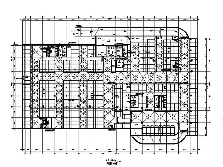 [宁夏]大型现代风格酒店办公综合楼建筑施工图-大型现代风格酒店办公综合楼平面图