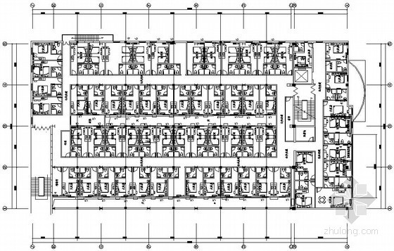 北方CAD施工图资料下载-北方快捷酒店采暖施工图