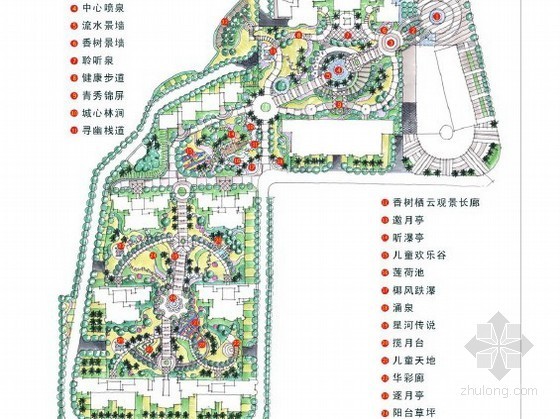 长沙居住区景观设计方案资料下载-[长沙]居住区景观设计方案