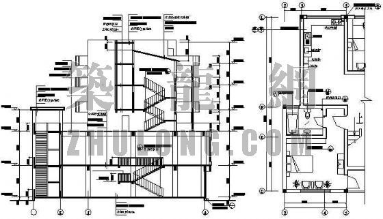 城堡建筑施工图CAD资料下载-建筑施工图