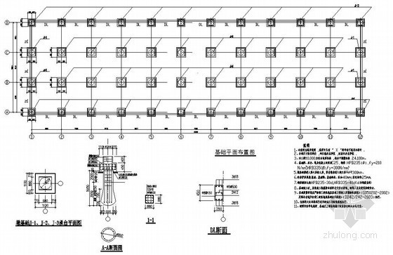 二层钢结构厂房设计图资料下载-[湖北]钢结构厂房结构设计图（二层 18米跨 带夹层）