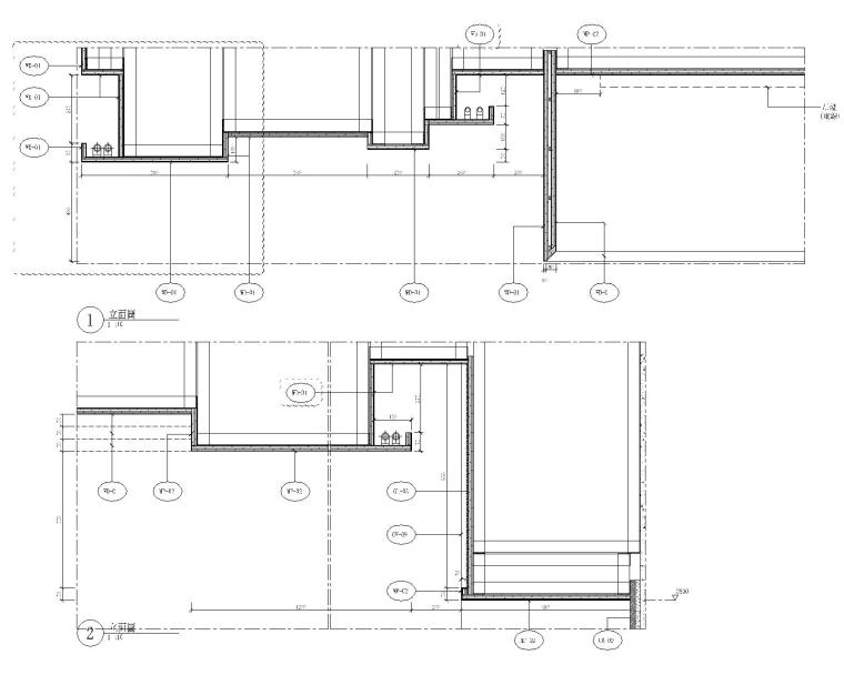 香港Moty’s   Design-成都悦城会所室内装修设计|CAD施工图+物料表+效果图-4入口大堂大样图