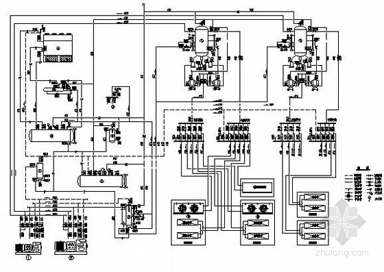 模块机制冷系统图资料下载-氨制冷系统图