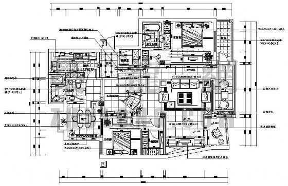 家装厕所cad施工图资料下载-家装施工图