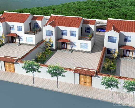 某二层新农村住宅建筑方案设计图-3