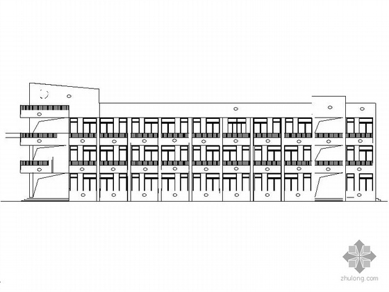 某学校教学楼建施资料下载-某三层希望小学教学楼建筑施工图