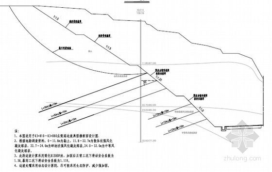 [福建]绕城公路25～37m高边坡专项设计图112页（含计算书 知名大院）-高边坡生态防护图 