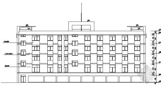 某四层税务局办公楼建筑方案图-2