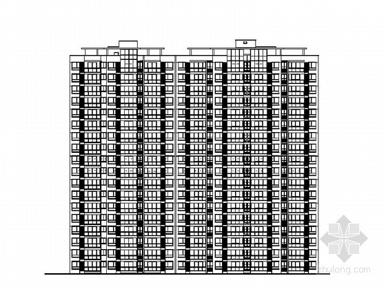 十八层住宅楼建筑设计图资料下载-某十八层塔式住宅楼建筑扩初图