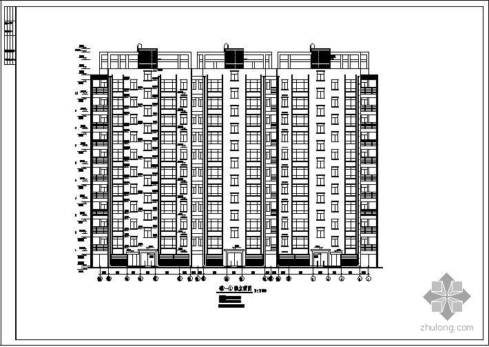 L型高层住宅平面图资料下载-[学士]某高层住宅毕业设计(含计算书、建筑结构设计图)