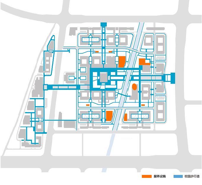 [上海]现代风格空间雕塑感高等院校建筑设计方案文本-8