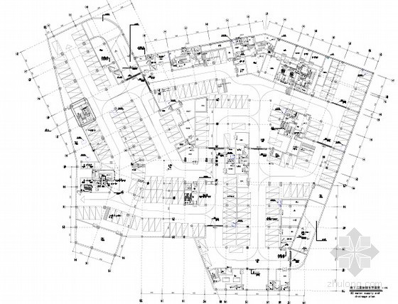 CAD建筑室外图资料下载-[山东]8万平高层多功能国际企业中心建筑群给排水施工图（CAD+PDF）