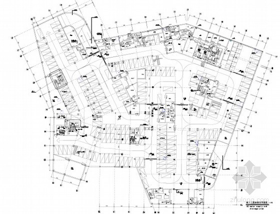 换热间平面布置图资料下载-[山东]8万平高层多功能国际企业中心建筑群给排水施工图（CAD+PDF）
