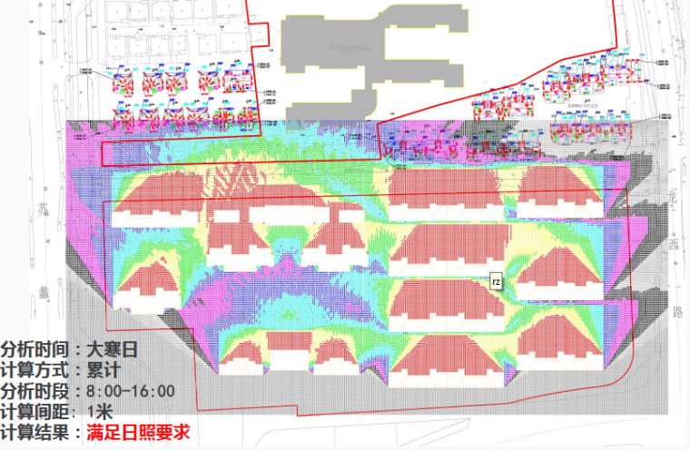 [江苏]新中式风格居住小区规划建筑设计方案文本-[江苏]新中式风格居住区规划建筑设计方案总分析图