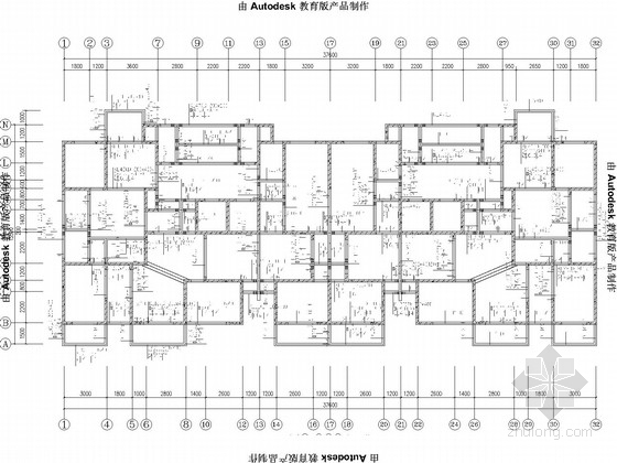 剪力墙基础节点大样资料下载-[山东]25层剪力墙住宅结构施工图(桩筏基础、两栋)
