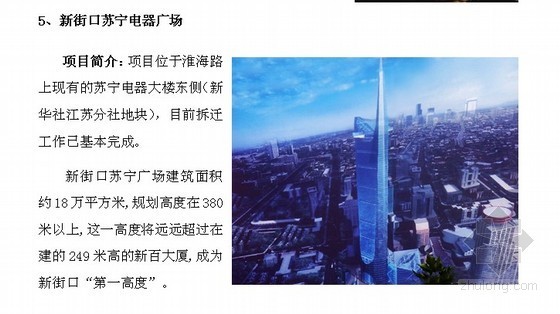 [南京]从十大写字楼建筑看写字楼市场的发展前景-苏宁电器广场 