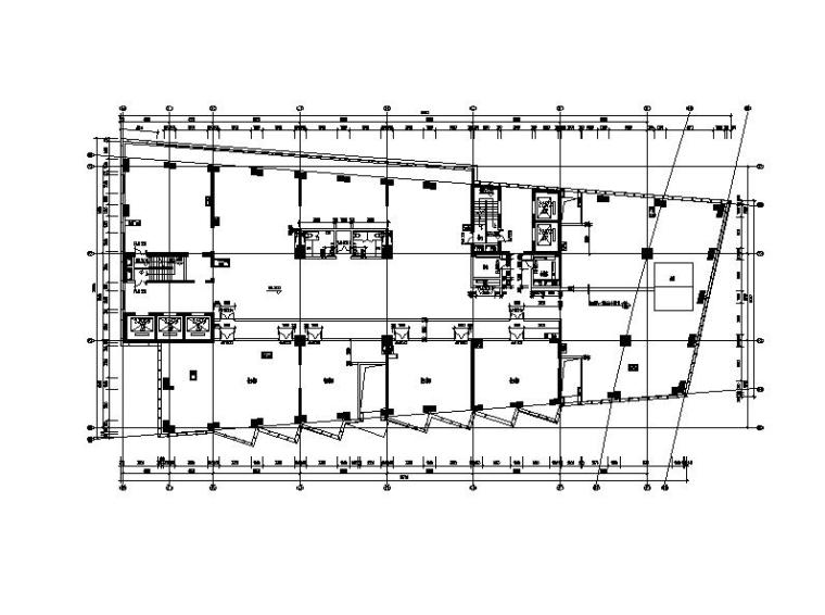 [南京]38层超高塔式酒店商业综合体建建筑图-超高层框架结构塔式酒店商业综合体建筑施工图