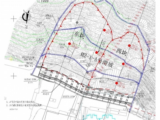 泥石流拦挡坝施工图资料下载-[甘肃]滑坡及泥石流治理施工图（方案说明详细）