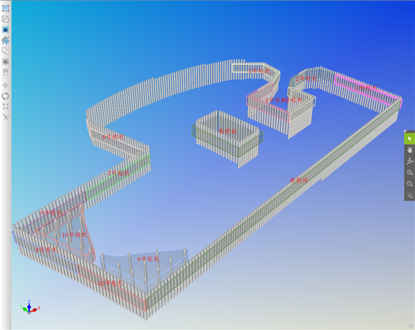 [厦门]安置房项目BIM应用成果-进度跟踪/质量管控-围护桩体系