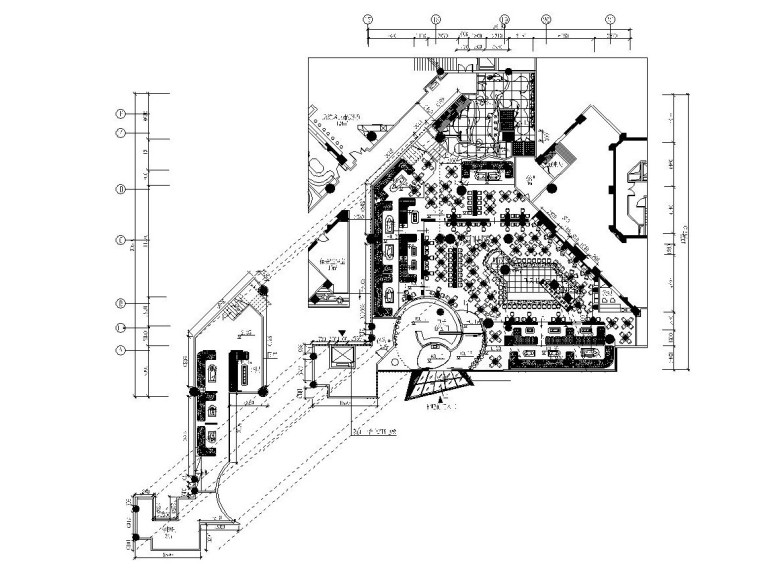 二层CAD全套施工图资料下载-混搭风格休闲酒吧内部装修全套CAD施工图