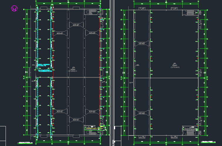 钢结构框架厂房施工图纸（含建筑结构、给排水）_7