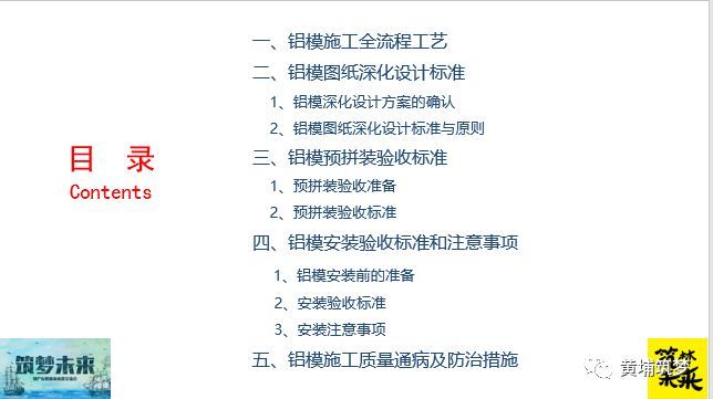 铝模的施工效率资料下载-铝模施工工艺及验收管理要求