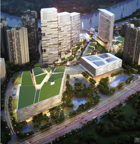 马尼拉新世界酒店资料下载-成都河畔成都新世界大酒店规划设计