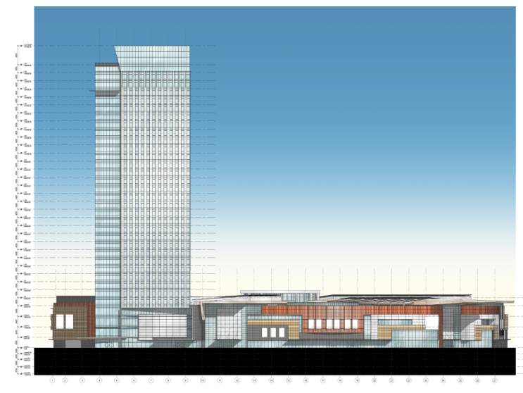 高层现代风格常州万象城商业建筑设计方案文本（RTKL)