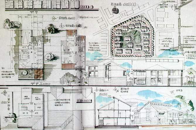 景观快题手绘设计方案资料下载-180张超经典建筑快题设计方案