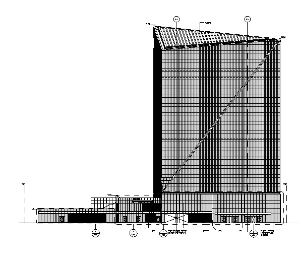 小高层综合性办公楼cad资料下载-[上海]超高层综合性商业办公综合体施工图（两块含机电及人防）