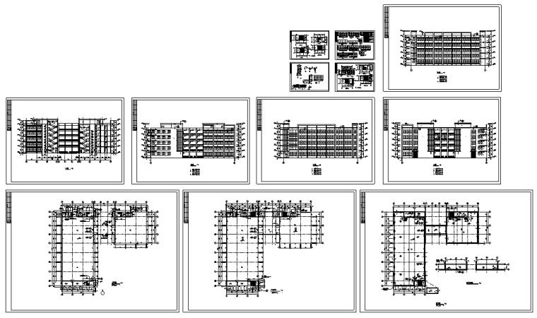 5套厂房建筑设计方案初设图CAD-4