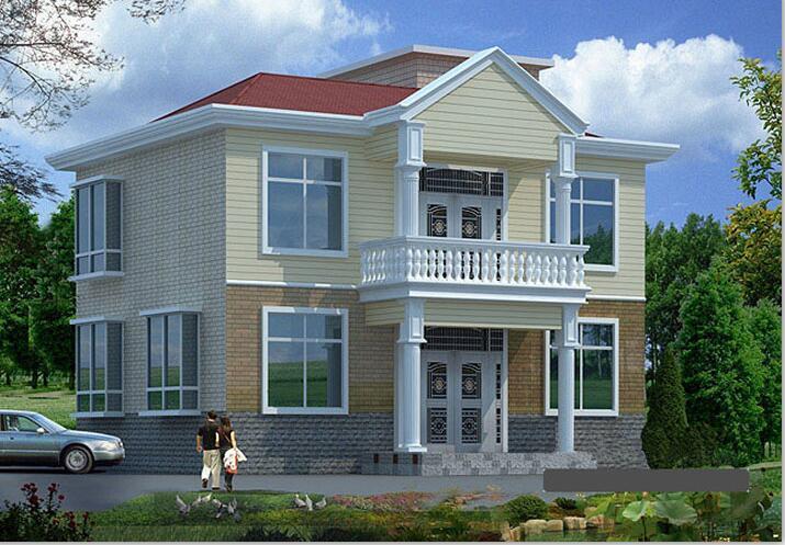 农村二层别墅CAD资料下载-二层别墅建筑方案设计（包含CAD）