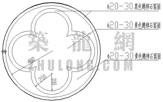 防腐木地面铺装节点详图资料下载-坐凳及地面铺装详图