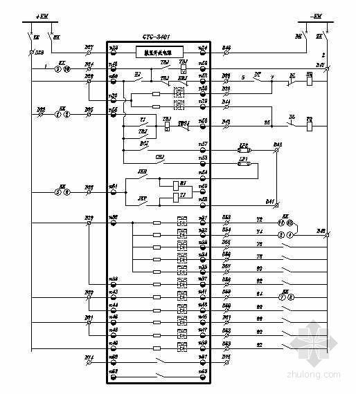 35kV输电典型设计资料下载-35KV变电站综保厂家典型设计图纸