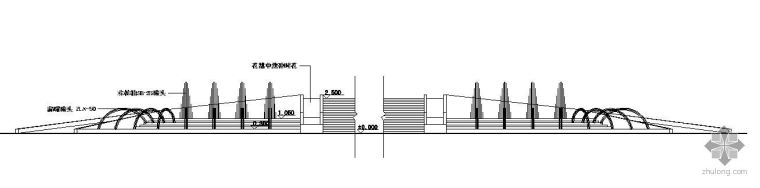 特色喷泉施工设计图资料下载-特色喷泉施工大样图