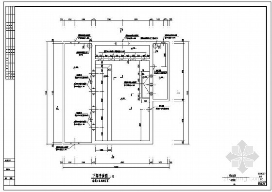 泵房设计图结构资料下载-济南某泵房结构设计图