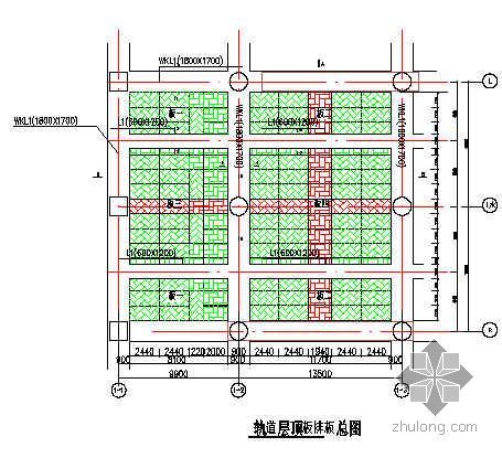 顶板后浇带示意图资料下载-北京某火车站梁、顶板模板施工方案（18mm 覆膜多层板  碗扣架）