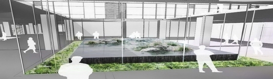 [太原]“樱飞雪”简约生态化公司中心绿地景观规划设计方案（国外设-景观效果图