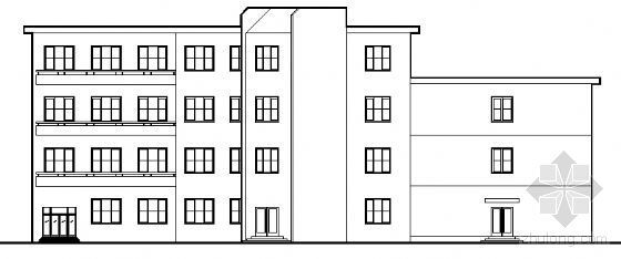 四层中学建筑图纸资料下载-某四层中学设计建筑方案图