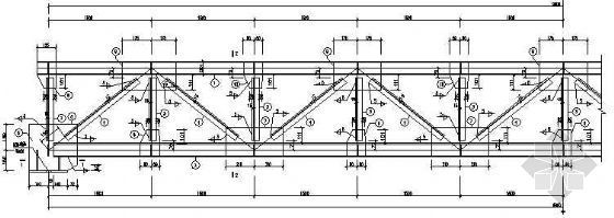 钢管桁架结构设计图资料下载-综合桁架结构设计图