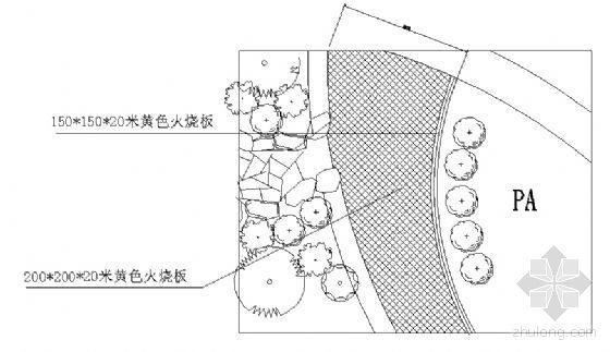 地面铺装平面详图资料下载-特色铺装平面详图（4）